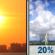 Labor Day: Mostly Sunny then Slight Chance Showers And Thunderstorms