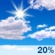 This Afternoon: Mostly Sunny