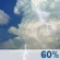 This Afternoon: Showers and thunderstorms likely before 3pm, then a chance of showers and thunderstorms between 3pm and 5pm, then showers and thunderstorms likely. Partly sunny. High near 94, with temperatures falling to around 89 in the afternoon. Heat index values as high as 109. South southeast wind around 14 mph, with gusts as high as 22 mph. Chance of precipitation is 60%. New rainfall amounts between a tenth and quarter of an inch possible. This Afternoon: Showers And Thunderstorms Likely