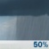 This Afternoon: A chance of rain showers. Cloudy, with a high near 66. North northeast wind around 16 mph, with gusts as high as 25 mph. Chance of precipitation is 50%. New rainfall amounts less than a tenth of an inch possible. This Afternoon: Chance Rain Showers